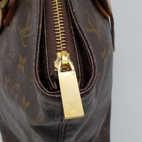 100% Authentic Louis Vuitton Cabas Mezzo Brown Monogram Tote Bag - Picture 7 of 15